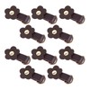 10 Sets Leather D Rings for Purse Genuine Leather Undamaged