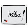 A4 Dry Wipe Magnetic Mini Office Whiteboard Notice Memo White