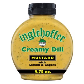 Inglehoffer Creamy Dill Mustard, 9.75 Oz Squeeze Bottle