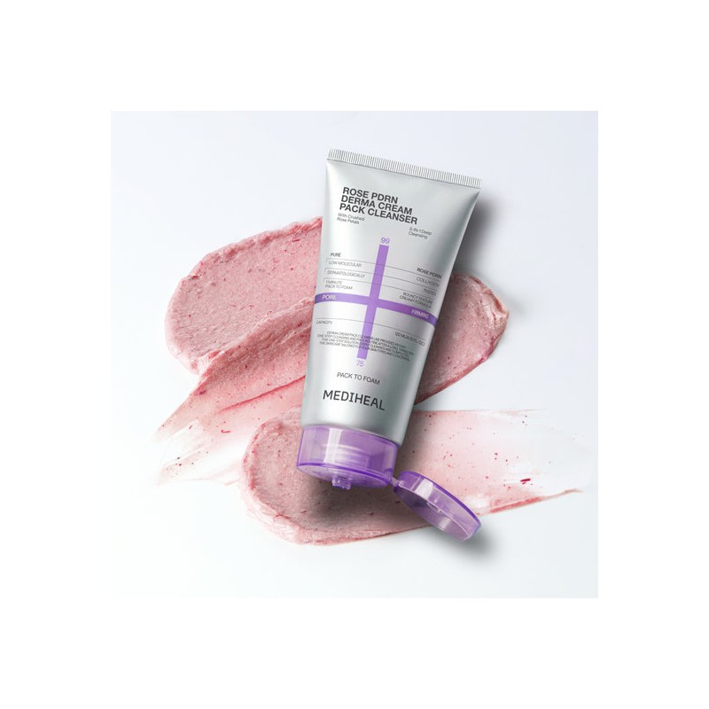 Mediheal NEW 1+1 Derma Cream Firming Pack Cleanser (PDRN/Madecassoside Cross-Selection)