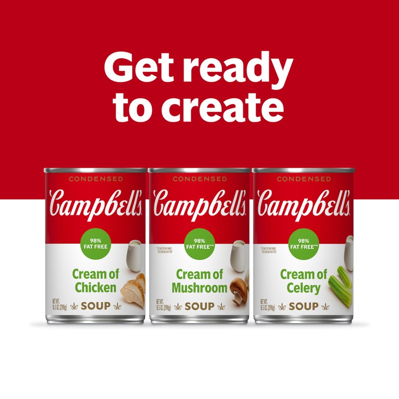Campbell's Condensed 98% Fat Free Cream of Celery Soup, 10.5