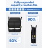 Oasser Car Trunk Organizer Collapsible Multi Compartments SUV Trunk Organizer