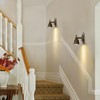 Bronze Small Wall Sconce Hardwired Set of 2 - Vintage