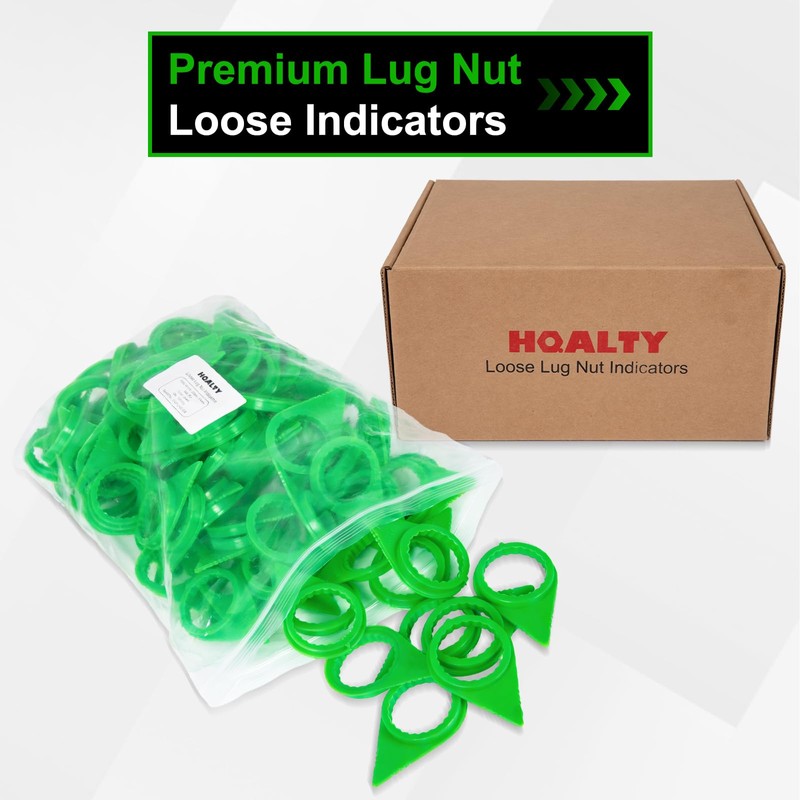HQALTY 100PCS Loose Lug Nut Indicators for 32mm/33mm/34mm Nuts Wheel