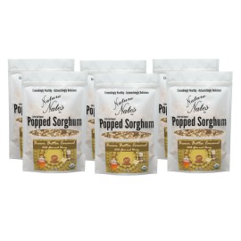 Nature Nate's LLC POPPED SORGHUM healthy tasty sustainable gourmet-Nature Nate's LLC  5/4.3 oz-6pk - Brown Butter Caramel