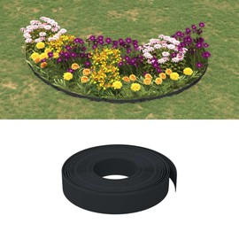 Matalde Garden Edging Black 32.8' 3.9" Polyethylene
