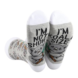 LEVLO Koala Socks Koala Lover Inspired Gift I'm Not Short I'm Koala Size Koala Socks Koala Owner Merchandise (US, Alpha, One Size, Regular, Regular, Koala Size sock)