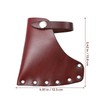 Leather Hatchet Lid Leather Cover Snap Sheath Head Hatchet Protector