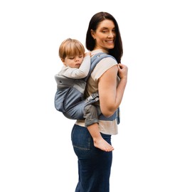 LÍLLÉbaby 3-in-1 Ergonomic CarryOn Airflow - Toddler Carrier - with Lumbar Support & Breathable Mesh - for Children 25-60 lbs - Perfect for Hiking, Travel and Everyday Family Events - Chambray