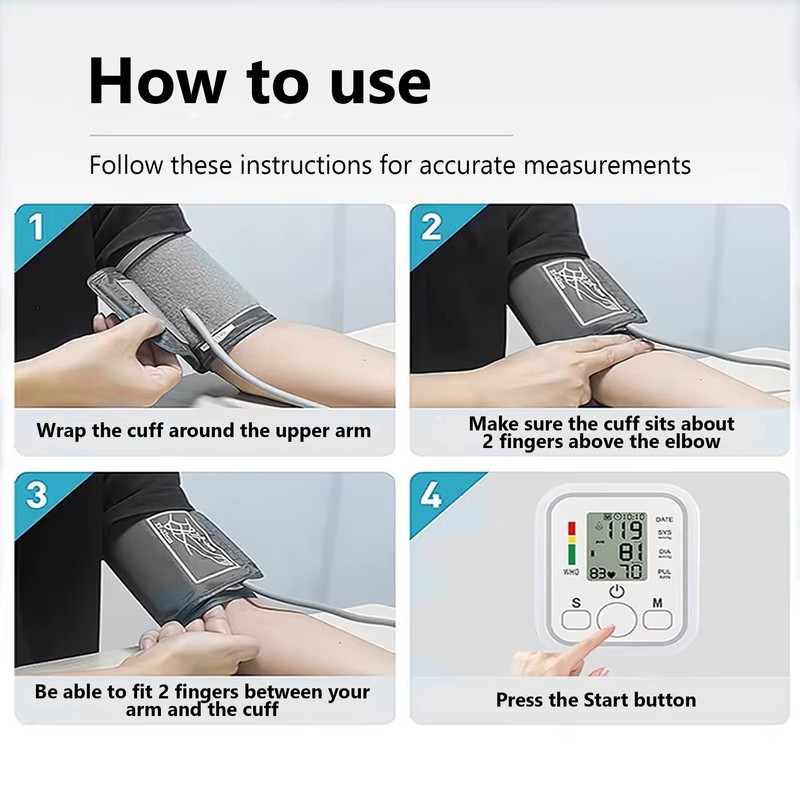 IndoTeam Large Blood Pressure Cuff (22–48cm) – 9-19 inch Blood