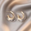 White Pearl Transparent Elegant Resin Plastic for Drop Stud Earings