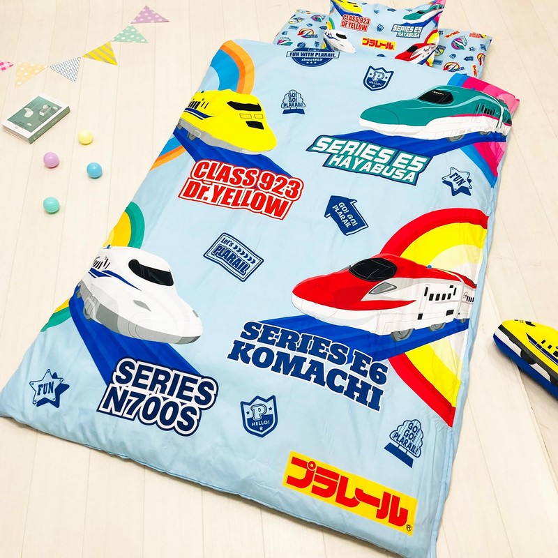 MORIPiLO 4621532 Plarail Shinkansen Duvet Cover, Single, 51.2 x 70.9