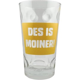 DES IS MOINER! 0.5 L Dubbe Glass - Pfälzer Schorle Glass Yellow