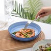 Selamica Ceramic Pasta Bowls Set 34 OZ, Large Salad Bowl