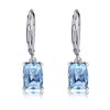 Salanda Crystal Drop Earrings Set, 925 Sterling Silver Dangle Birthstone