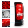 AmeriLite Red/Clear LED Brake Tail Lights Set For 94-01 Dodge