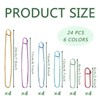 SYEYCW 24 Pcs Stitch Holder Set, Knitting Accessories, Stitch Holders