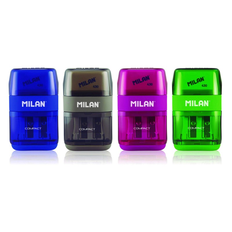 Milan Erasers, Rubber, White, Small