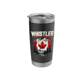 Whistler British Columbia Canada Vacation Travel Souvenir Stainless Steel Insulated Tumbler