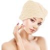 Toalla Turbante Cabello de Microfibra Material Agradable de Velour Nube,