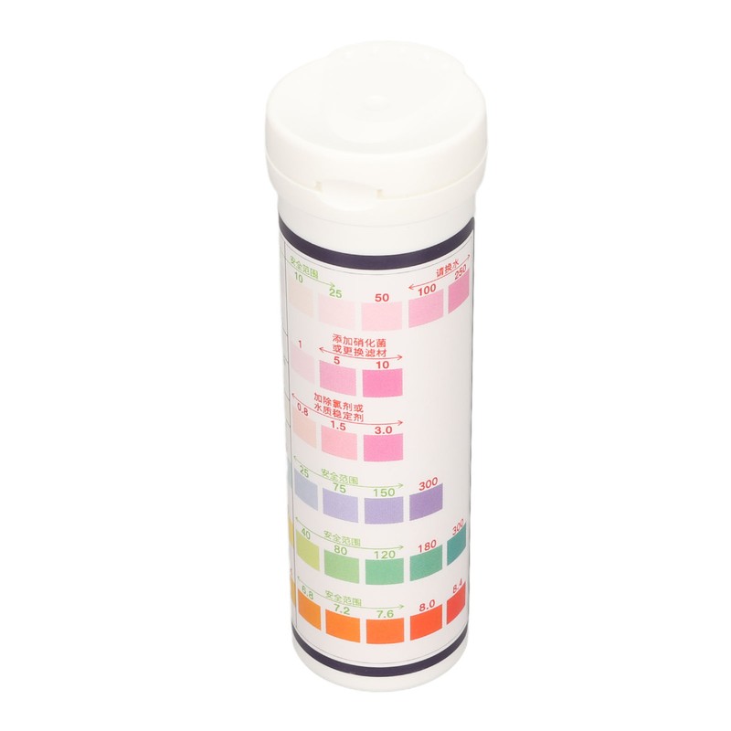 30pcs Aquarium Test Strips Professional 6 in 1 Fish Tank