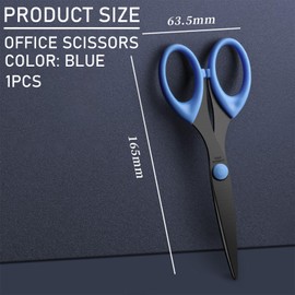 NICEIN All-Purpose Scissors - Sharp, Non-Stick, Stainless Steel, Scissors, Paper Scissors, Craft Scissors, Household Scissors, Kitchen Scissors, Office Scissors, Non-Stick Fluorine Coating for