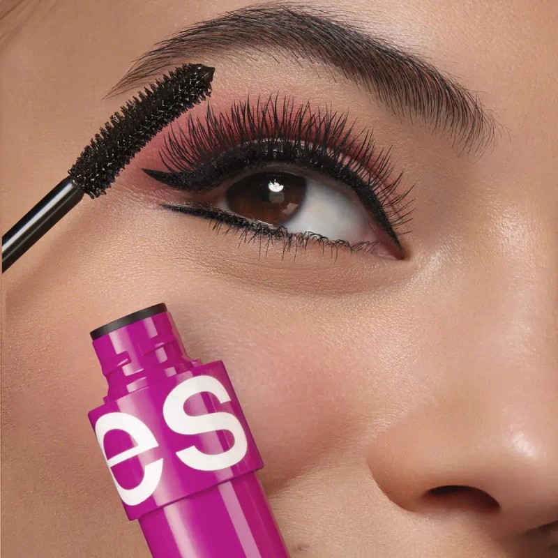 Máscara Pestañas Mega Full Size Ésika Rimel Gel Extensiones