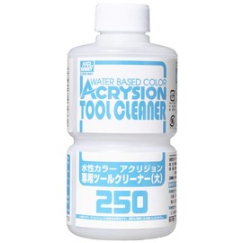 GSIクレオス 水性カラー アクリジョン専用ツールクリーナー (大) 250ml ホビー用溶剤 T313