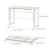 Gezen Folding Desk 40'' Computer Desk for Home Office, No