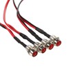 Kodrily 12V LED Indicator Light, 4Pcs Indicator Lamp, Panel Hole