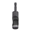 sourcing map Leather Hollow Punch Hex Shank for Drills, 14mm
