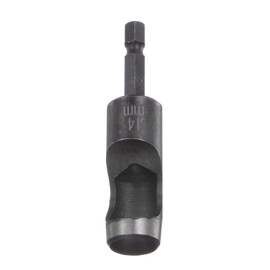 sourcing map Leather Hollow Punch Hex Shank for Drills, 14mm Dia Hole Punch for Thick Fabrics Leathercraft Working