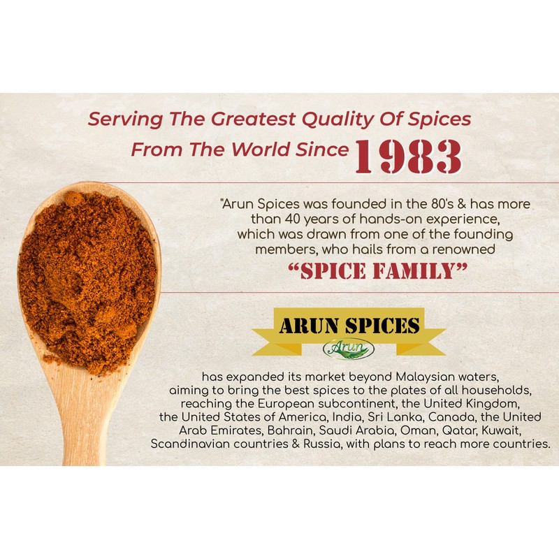 ARUN FISH & PRAWNS CURRY POWDER 200G