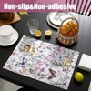 vuacepe Drawer and Shelf Liner for Kitchen Cabinets,Non-Adhesive Drawer Liner,Non-Slip