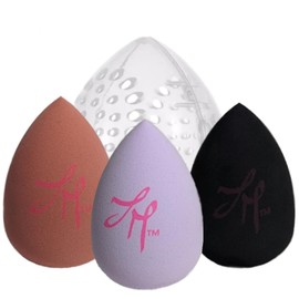 Truly Magnifique Mezclas cosméticas, veganas, sin látex, respetuosas con el medio ambiente, sin crueldad, uso líquido y polvo, húmedo o seco, esponja cosmética perfecta para todo tipo de piel, elige calidad sobre cantidad
