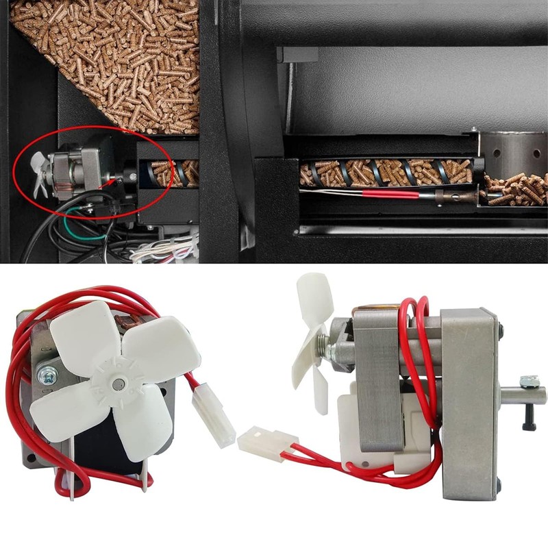 FCCUM 2.0RPM Auger Motor Parts Compatible with Traeger, Pit Boss,