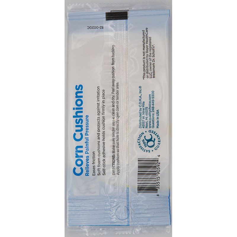 Quality Choice Corn Cushions for Toes and Feet. Soft Foam