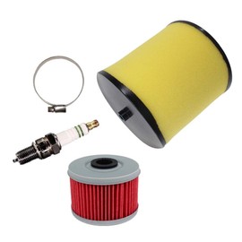 USPEEDA Air Filter Cleaner Element for TRX250 TRX250X TRX250EX Recon 250 TRX250TE TRX250TM Oil Filter Spark Plug