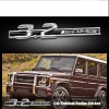 na 2 PCS NEW 3.2 A.M.G Racing Badge Emblem Sticker