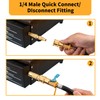 Onlyflame 12FT RV Propane Quick Connect Hose - RV Quick