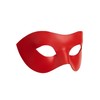 Andracor Venetian Mask - Colombina Liscia Red Venetian Leather Mask
