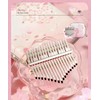 Kalimba Thumb Piano 21 Tones with Protective Case Complete Set,