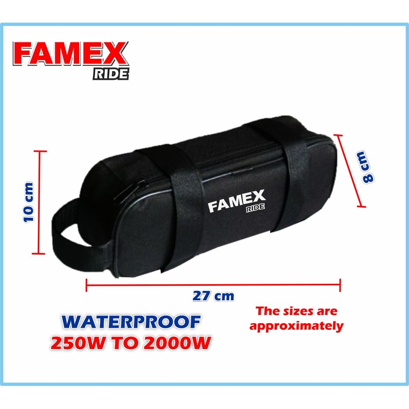 FAMEX RIDE Electric Bike Controller Bag from 250W to 2000W