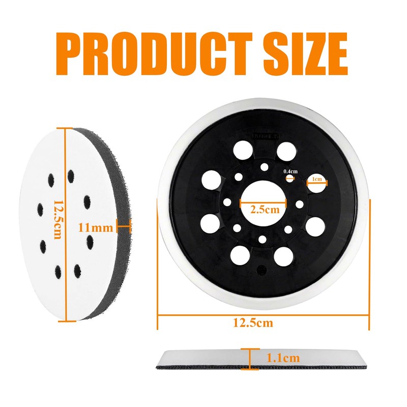 TXErfolg 125mm Sander Backing Pad for Bosch PEX 220 A