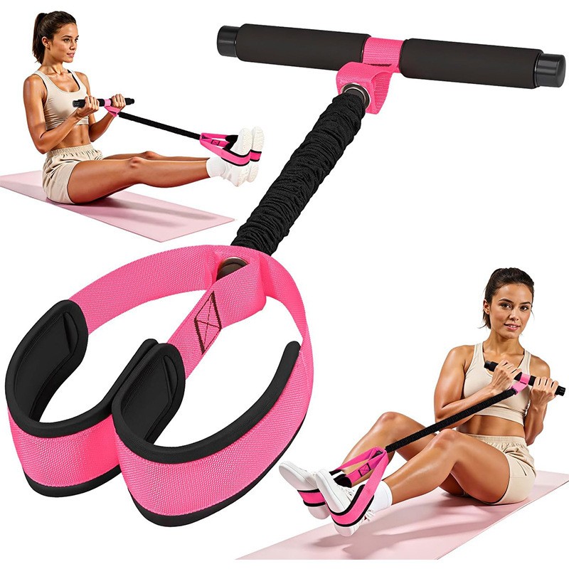 Multi-Functional Pedal Resistance Trainer – Elastic Rope Fitness Equipment for