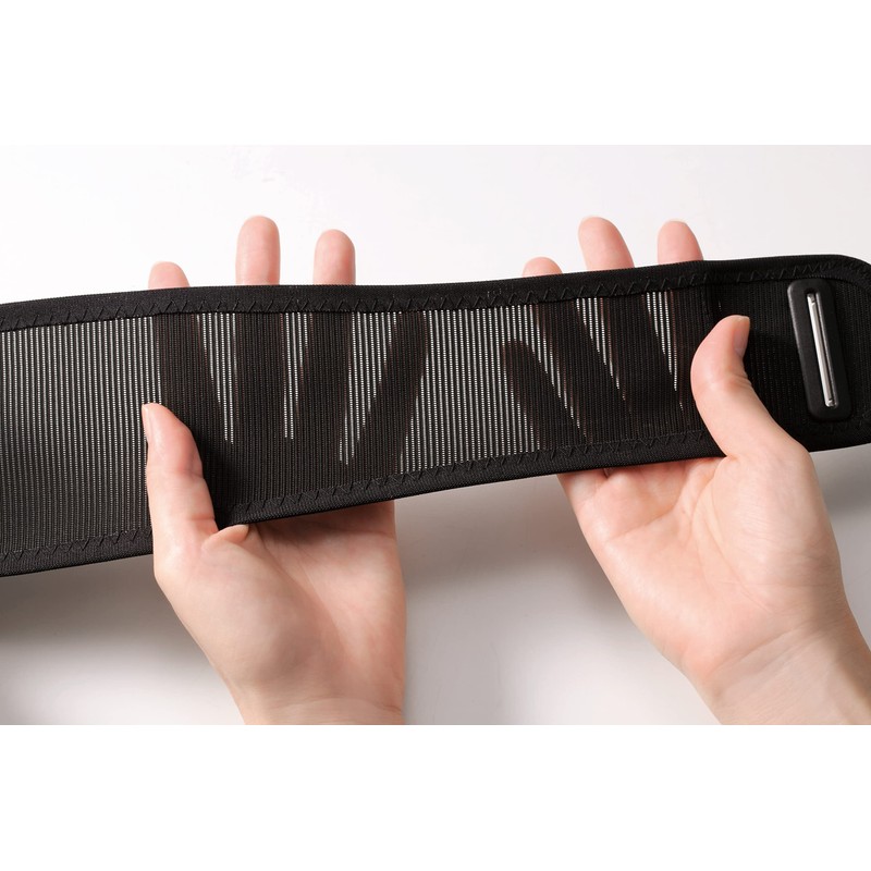 Cervin Easy Pelvic Belt with One Hand, Black M-L