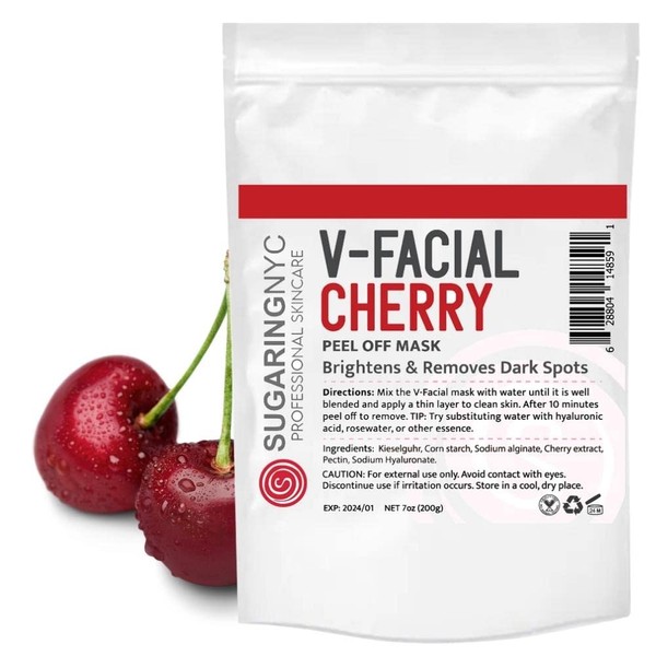 Sugaring NYC Vajacial Mask Cherry with Cherry Micro Elements V-Facial 7oz 200g