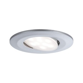 Paulmann Paulmann 99928 recessed LED Calla light round 1x6W matt chrome swiveling