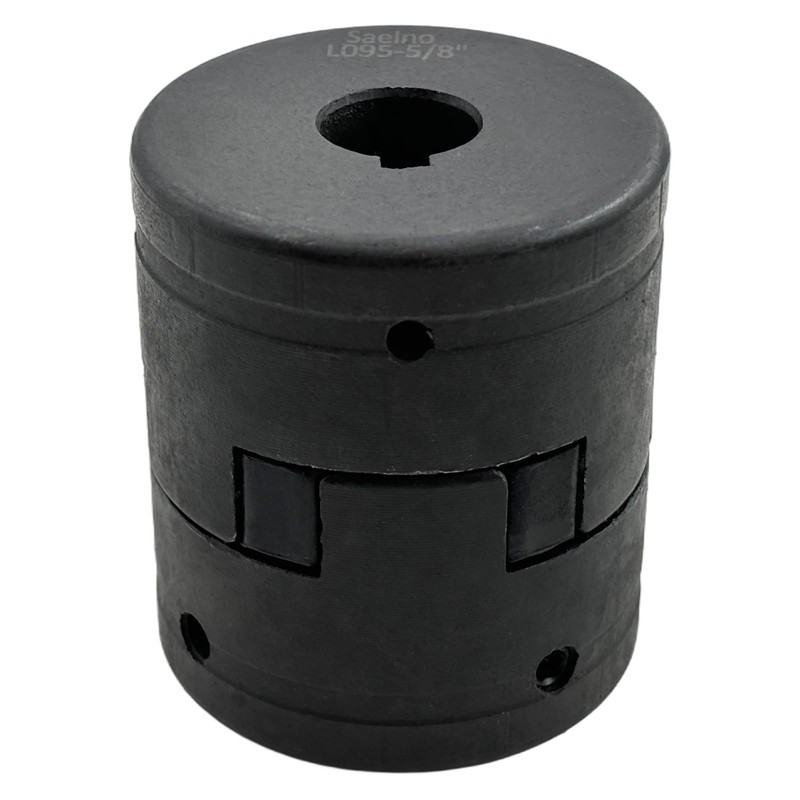 Saelno 5/8" to 1" L095 Flexible 3-Piece L-Jaw Coupling Coupler