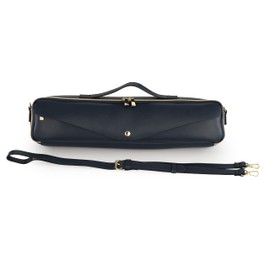 Pearl Flute Case Cover, Legato-Largo, Synthetic Leather B-Foot, Navy